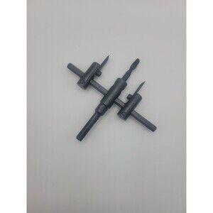 3pc Carbide Tip Adjustable Circle Cutter ~Wood/Drywall/Plastic~ Item# 69063
